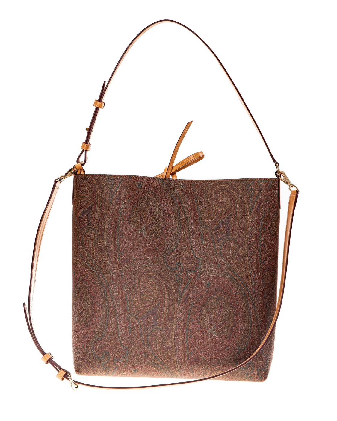 shop ETRO  Borsa: Etro Borsa shopping realizzata nell'iconico tessuto Paisley jacquard con dettagli in pelle.
Al suo interno la borsa rivela una pochette a contrasto.
Composizione Esterno: Tessuto di cotone Paisley jacquard spalmato con grana opaca e doppiato in tela.
Finiture: 100% pelle di vitello.
Fodera: 66% cotone, 34% poliestere.
Manici regolabili (altezza: 26 cm).
Tracolla removibile.
Chiusura con laccetto.
Mini pochette removibile.
Accessori metallici con finitura color palladio.
Dimensioni: 30 x 32,5 x 8,5 cm.
Made in Italy.. 0N654 8010-0600 number 7784412